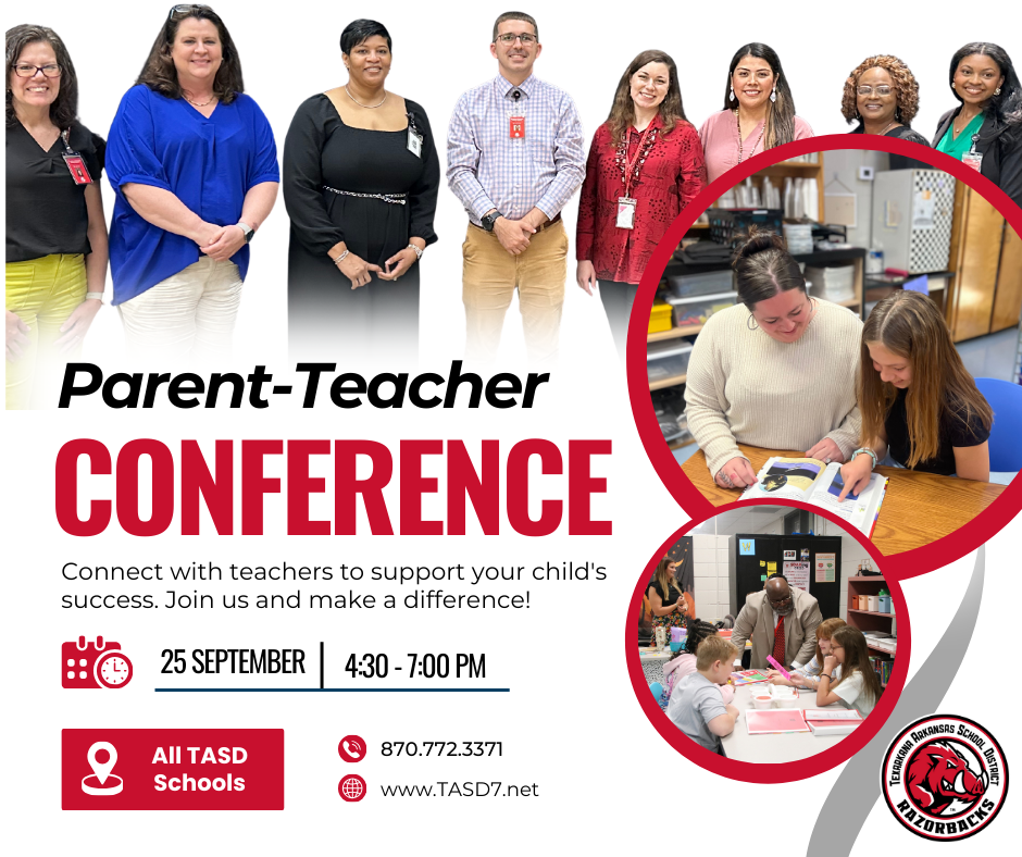 Flyer for parent-teacher conference