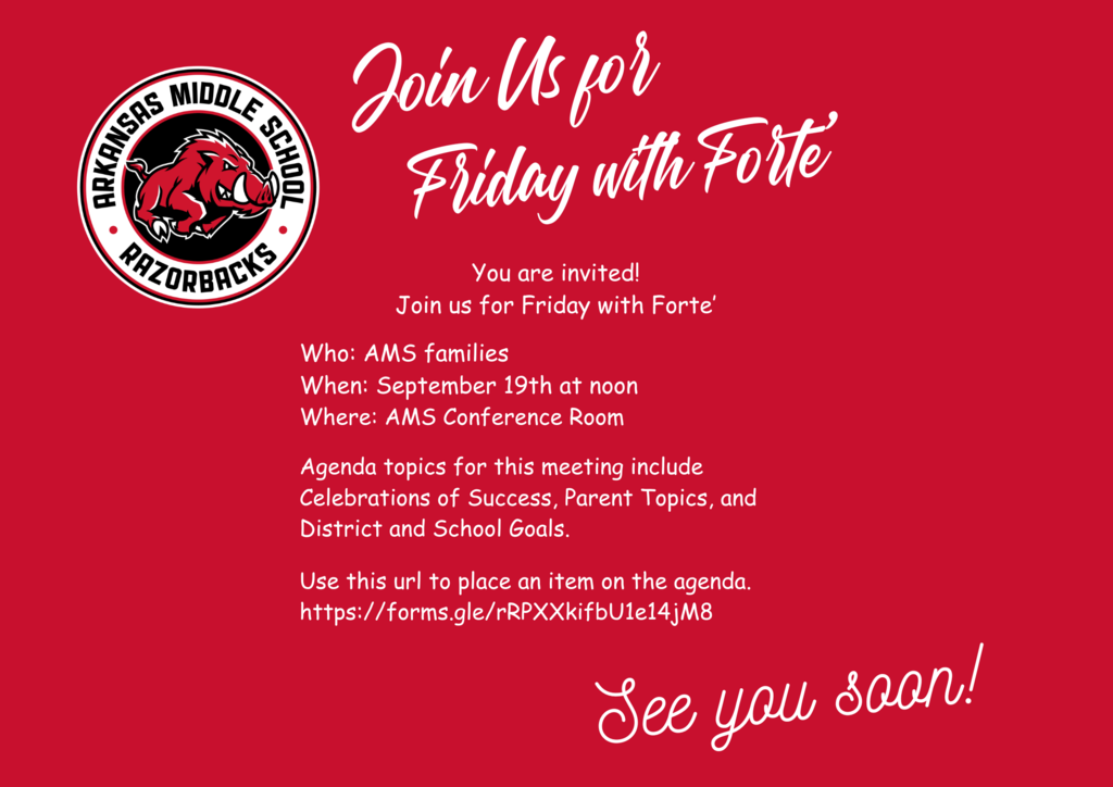 Friday with Forte flyer
