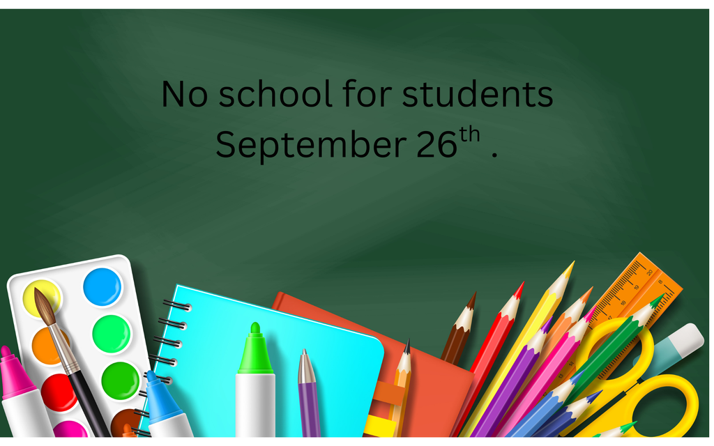 No school Sept 26