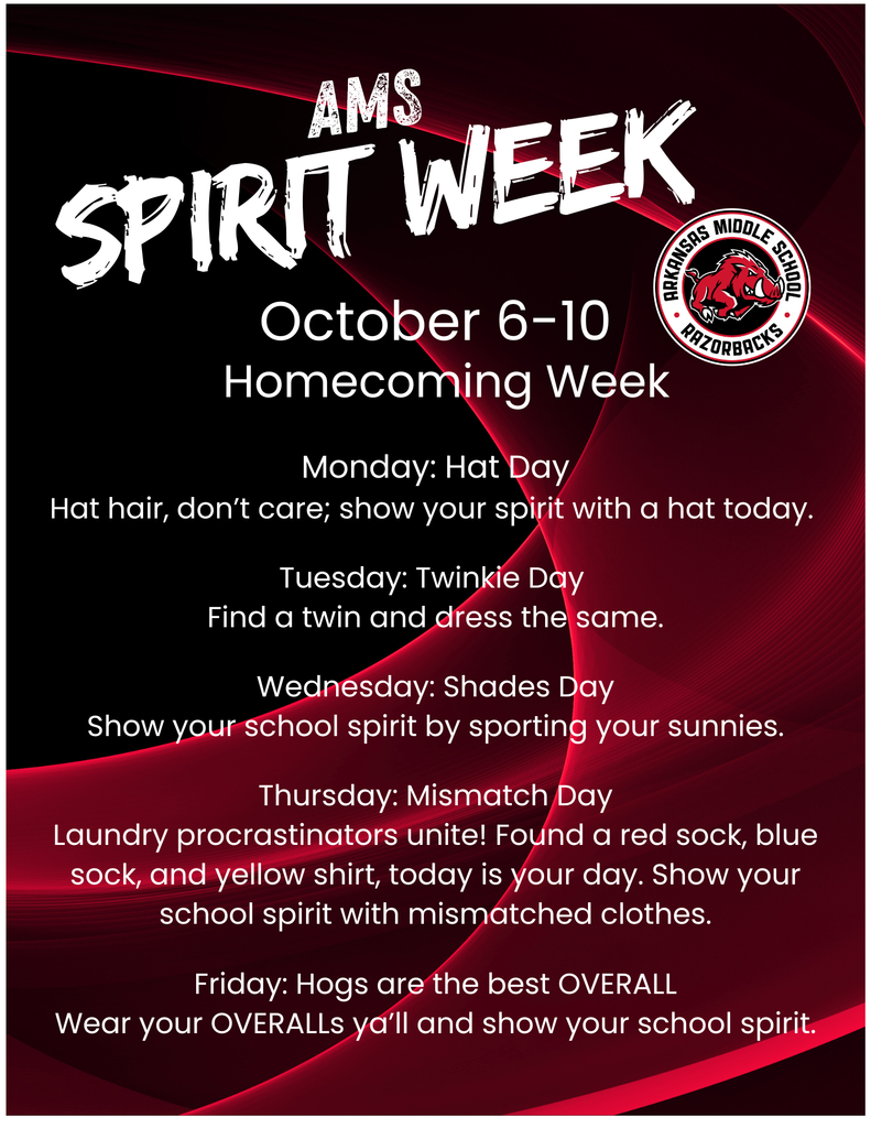 AMS Spirit Week details