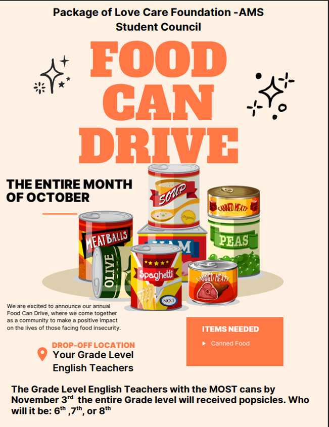 AMS food drive