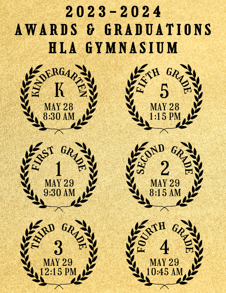 Awards Schedule