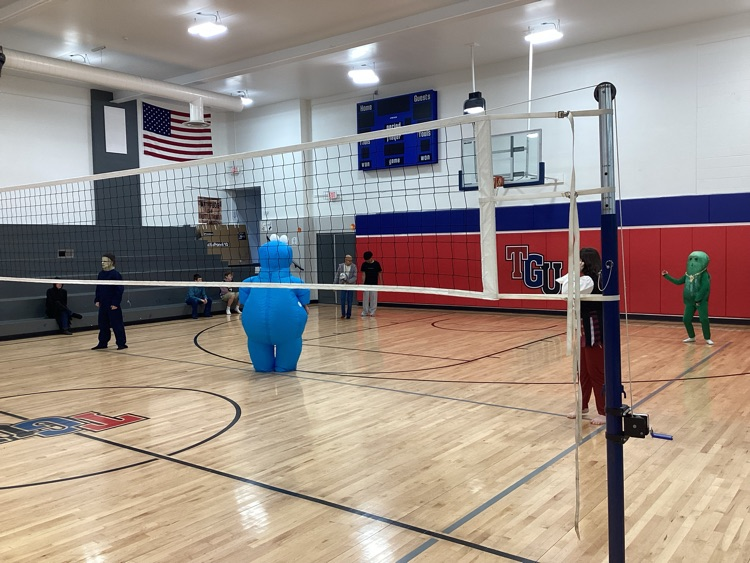 Cookie Monster, pickle, Micheal Myers volleyball