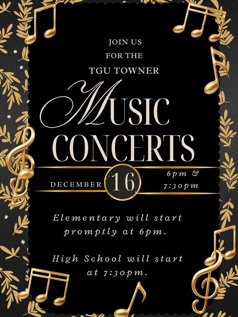 Updated Concert Information