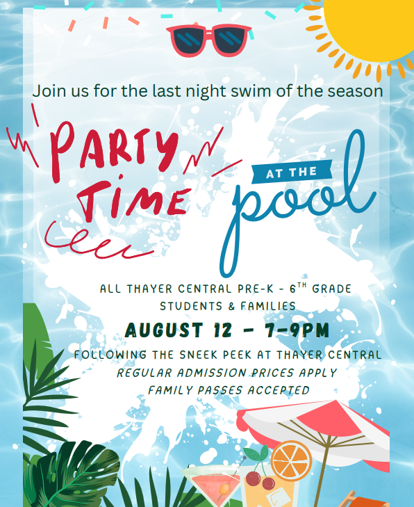  Come join us at the pool!
