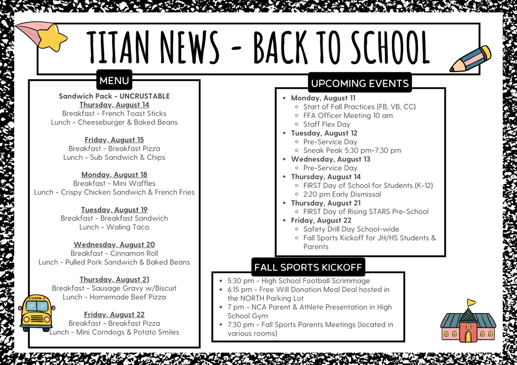 Announcements