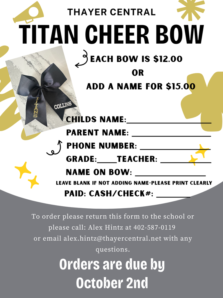 Cheer Bow Poster