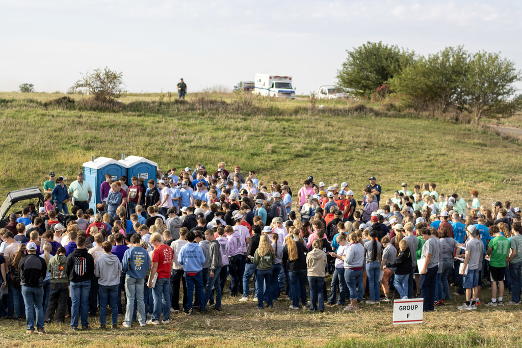Almost 400 contestants competed in our area land judging contest
