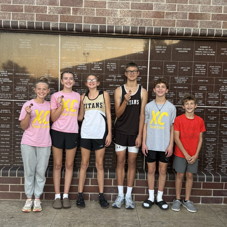 Joah 11th, Maggie 13th, Matti 5th jr hi, Justin 11th, Owen 3rd jrhi, and Laik 7th jrhi