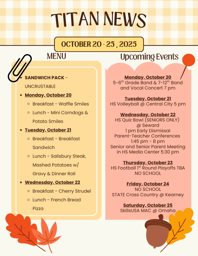 Announcements