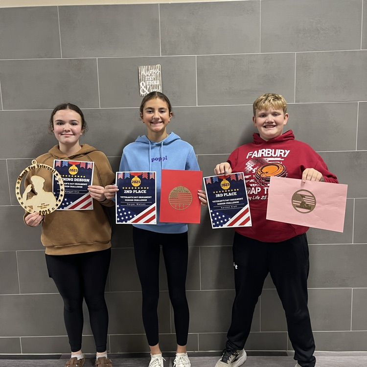 Raegan E. 1st, Harper W. 2nd Karsten K. 3rd