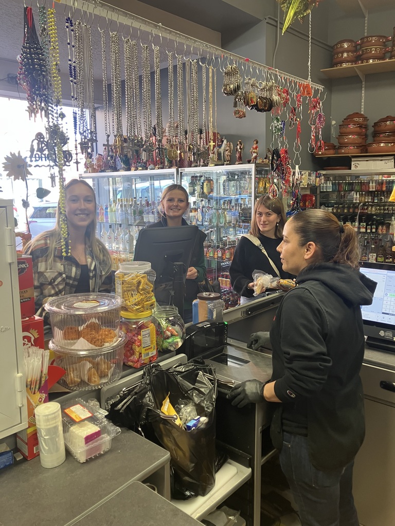 Students had a great time using their skills in a real world situation.