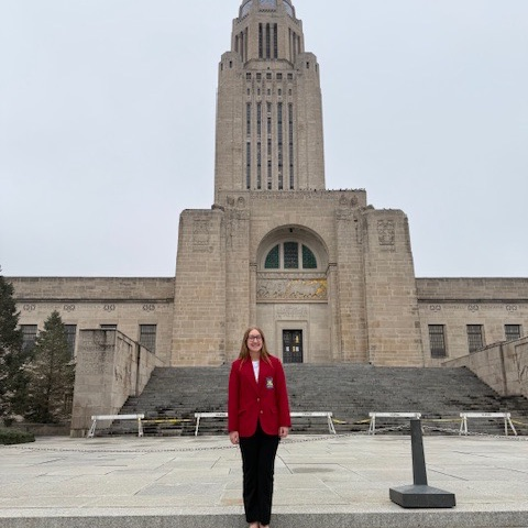 Delainey Mumm, 2nd place in Extemporaneous Speech SkillsUSA Nationals