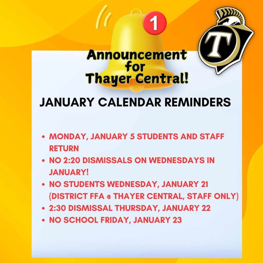 January Calendar