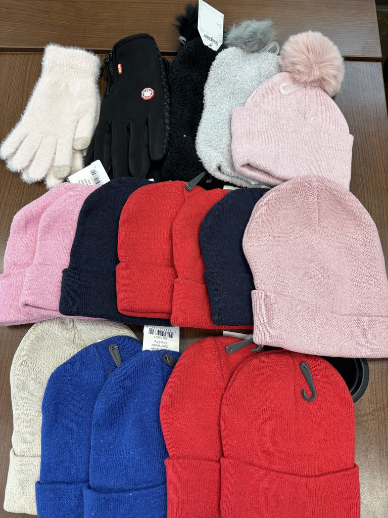 hats and gloves
