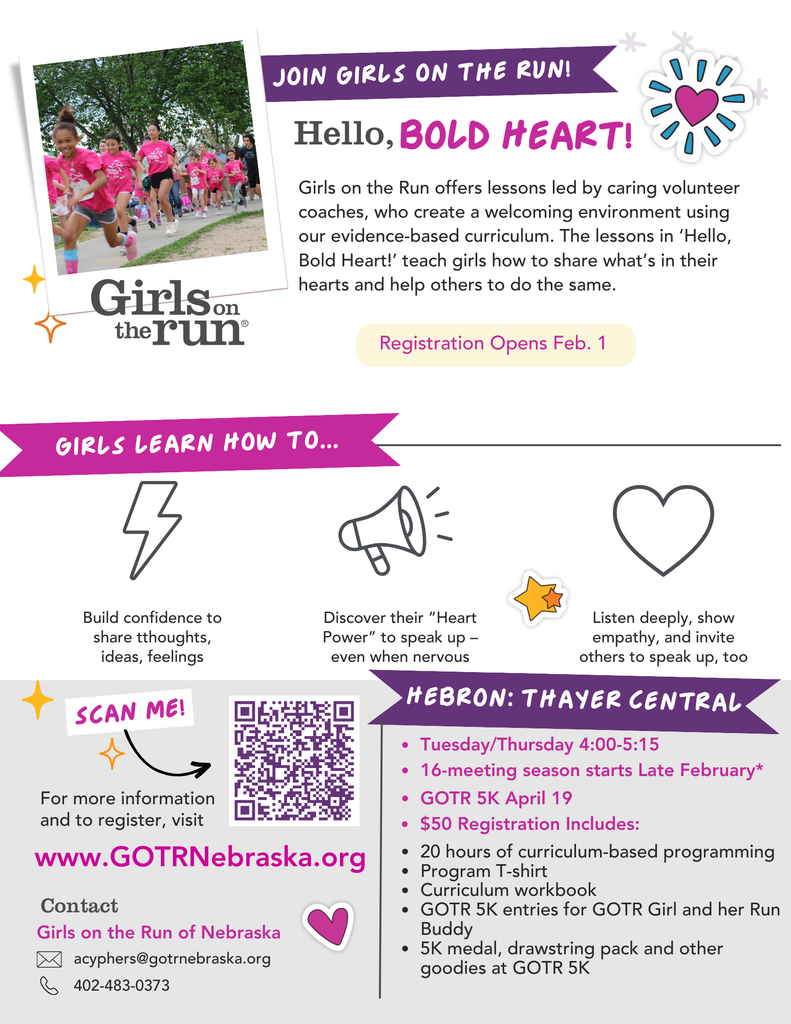 Girls on the Run Flyer