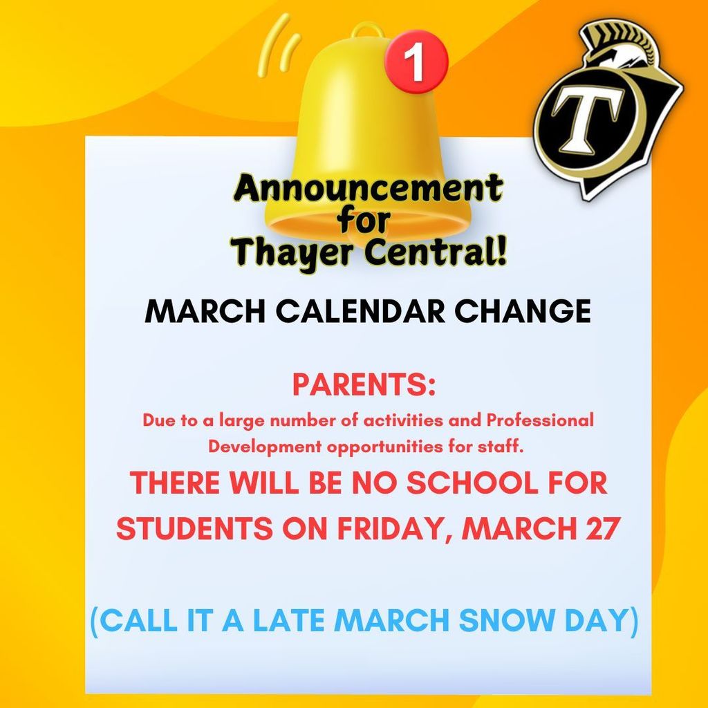 March Calendar Change