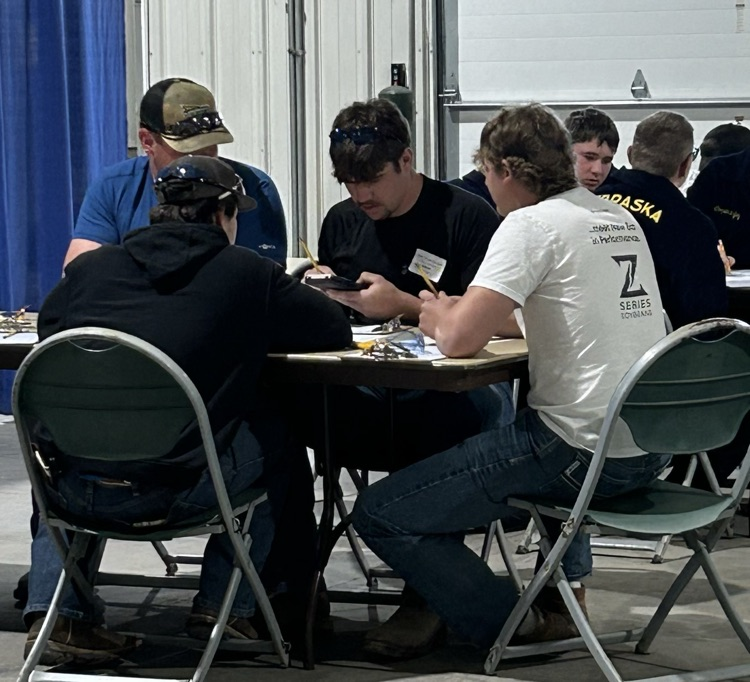 The team had to complete a complicated team activity this year!