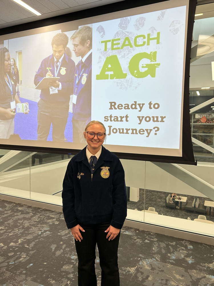 Tagged to Teach Ag lunch for Erica