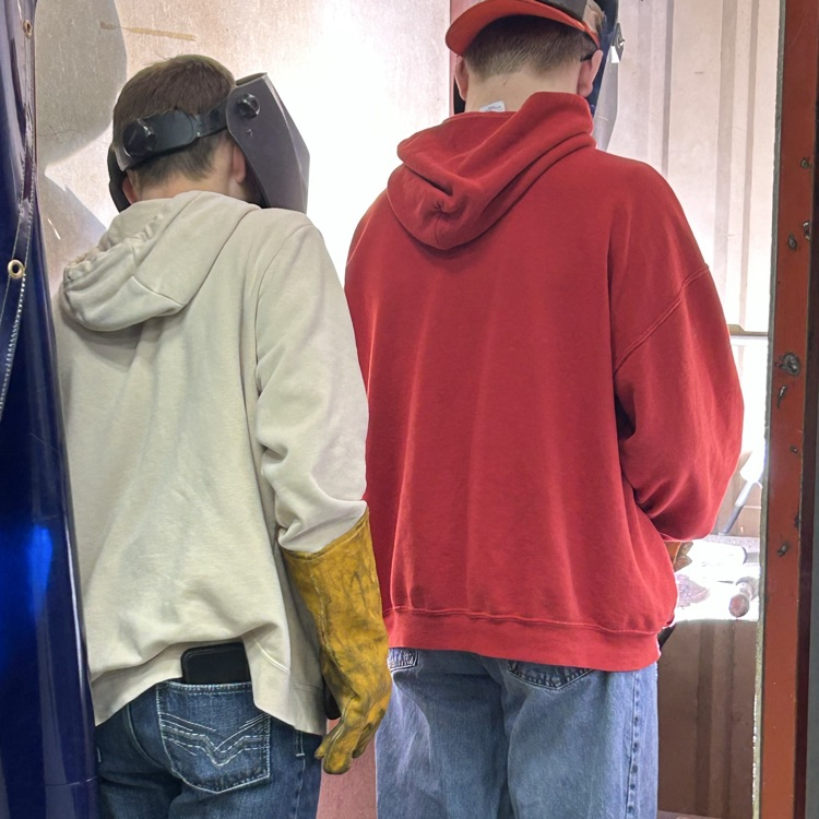 Everett stick welding with Colin’s guidance