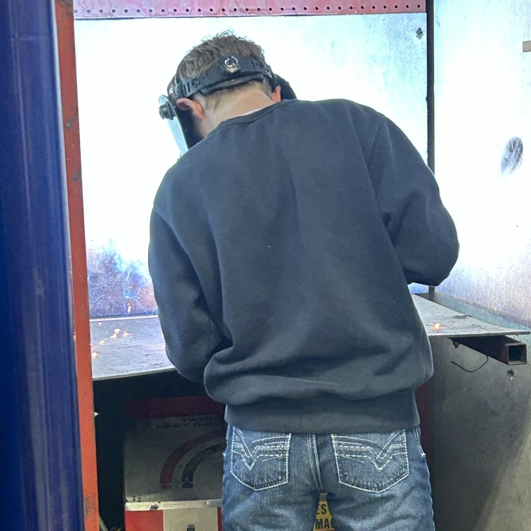 Liam on the classic stick machine!