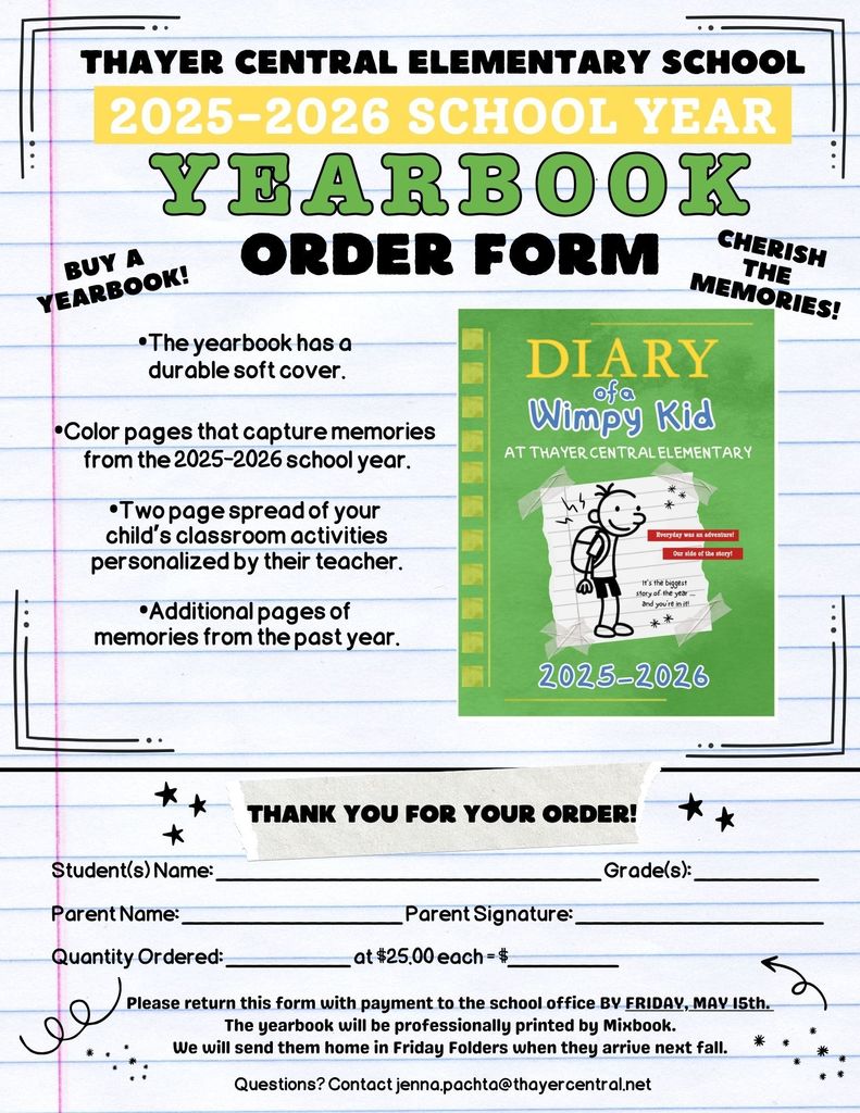 2025-2026 Elementary Yearbook