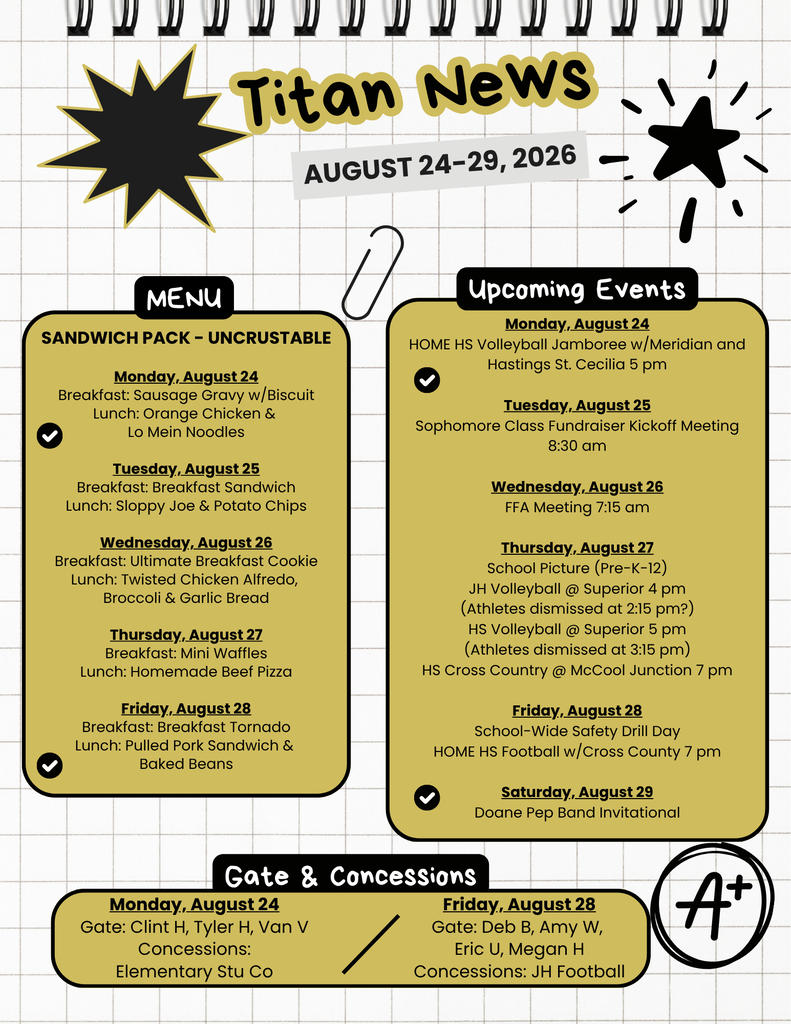 Announcements