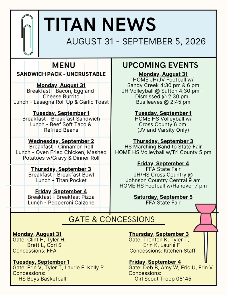 Announcements
