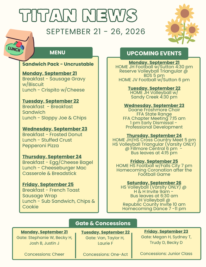 Announcements