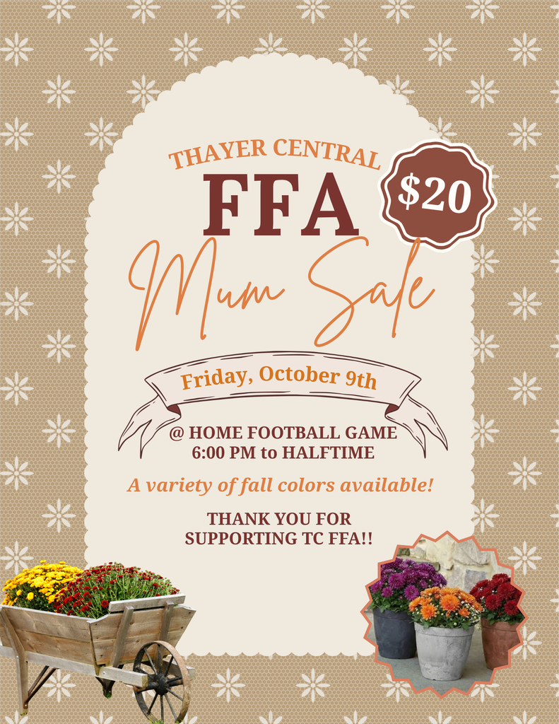 Thayer Central FFA Mum Sale