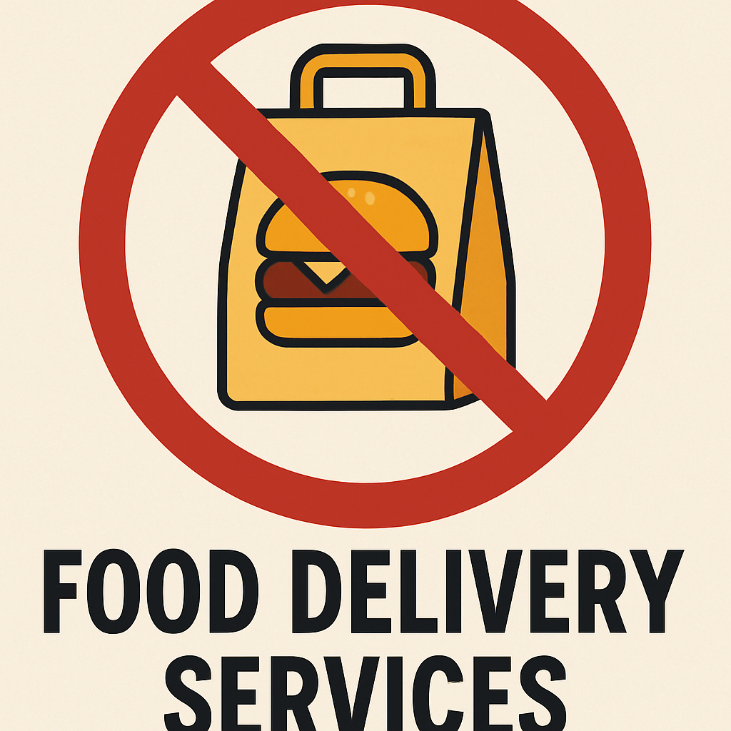 No Food Delivery