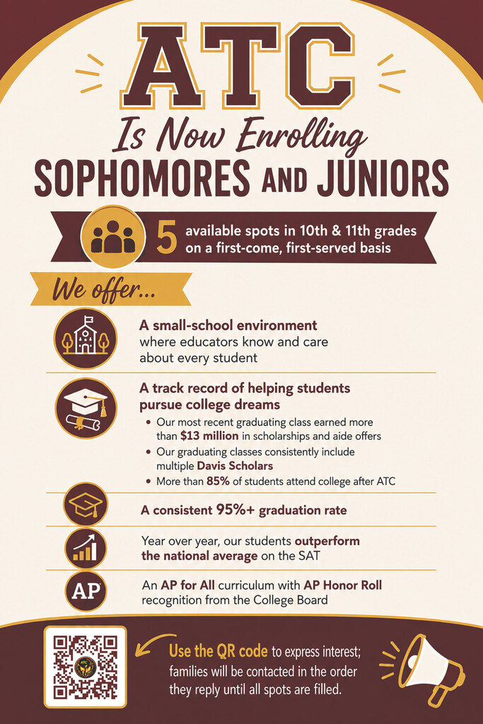 ATC Open Enrollment for Grades 10 & 11