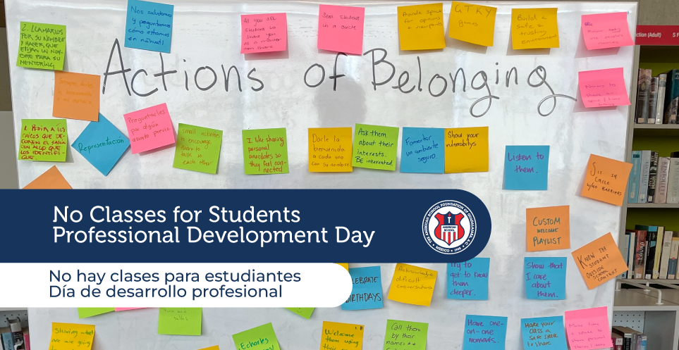 No Classes for Students - Professional Development Day