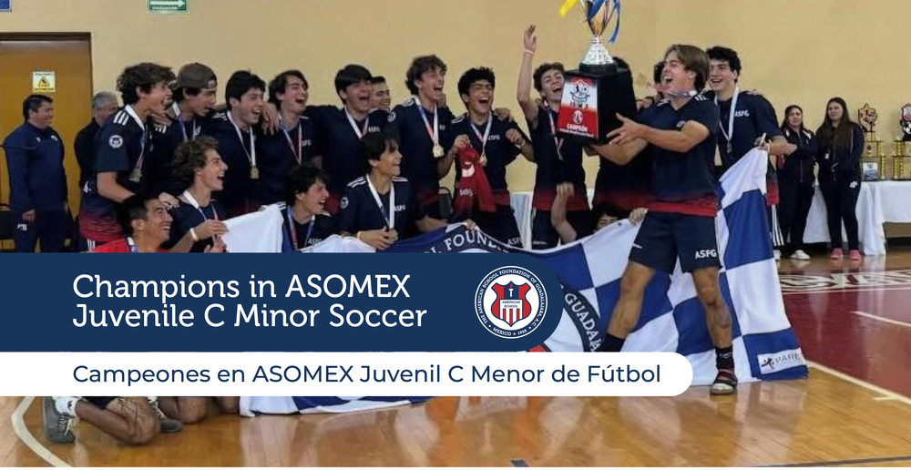 Champions in ASOMEX Juvenile C Minor Soccer
