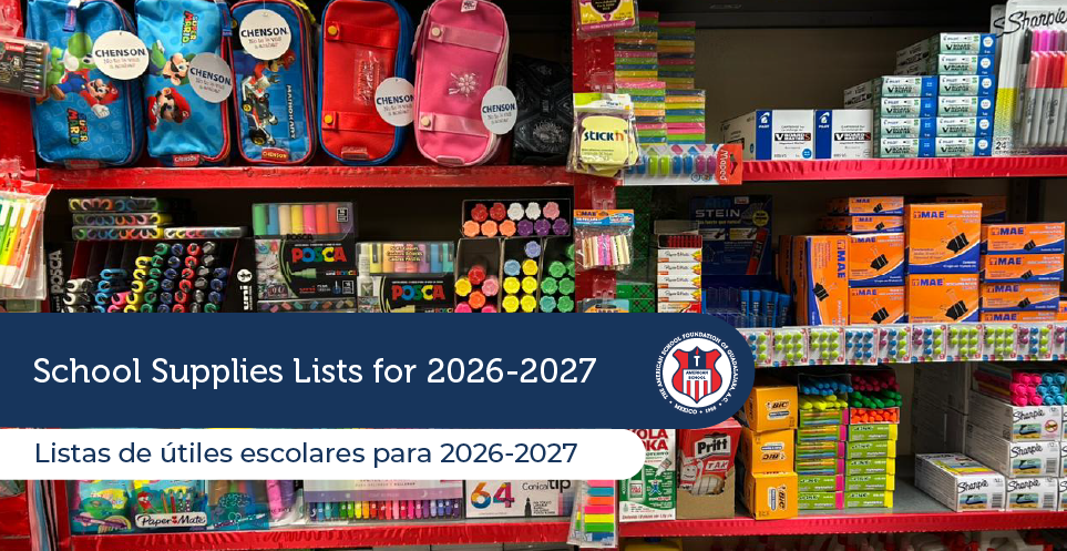 School Supplies Lists for 2026-2027
