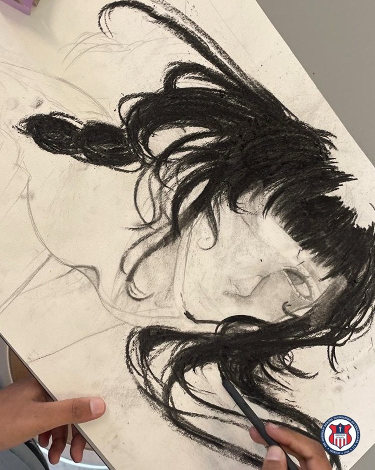 honors and ap art collaboration with victor haro