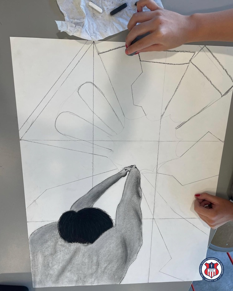 honors and ap art collaboration with victor haro