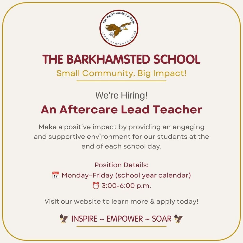 Aftercare Lead Teacher