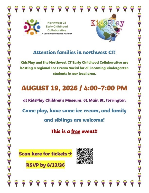 Regional Kindergarten Ice Cream Social