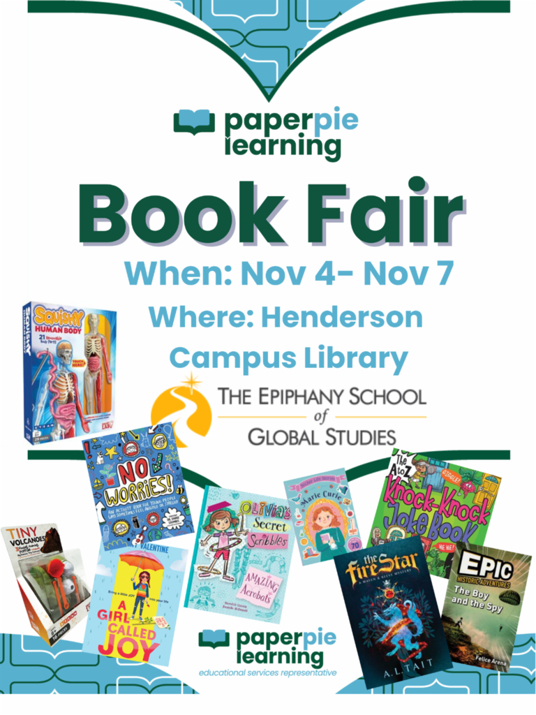 2025 book fair Nov 4 - 7 at Henderson Campus Library