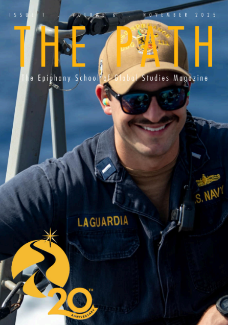 the path winter 2025 military edition cover with image of US Navy Sailor smiling. 