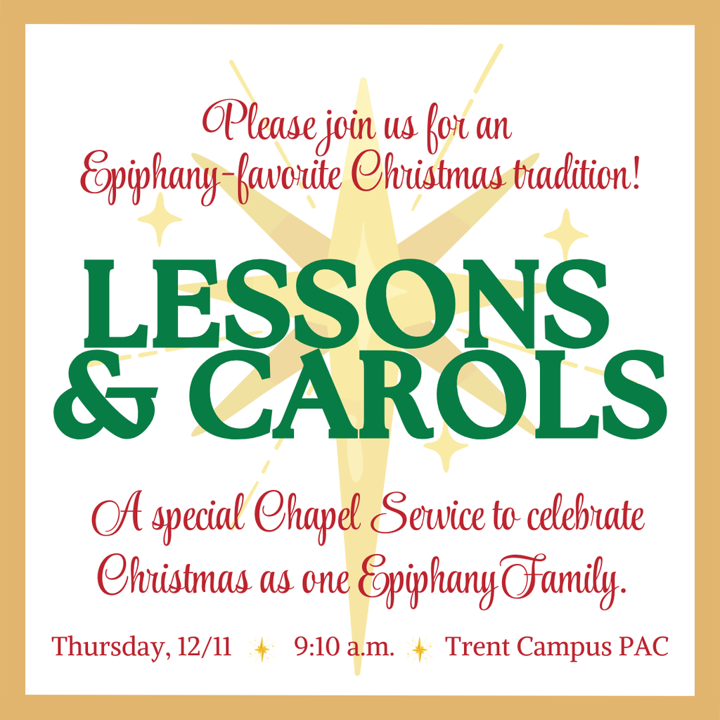 Lessons and Carols 2025 invite