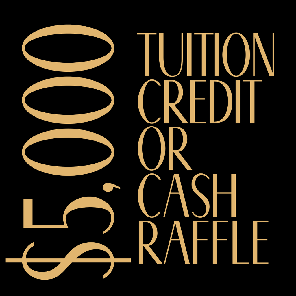 $5,000 tuition credit or cash raffle announcement open 12/12/2025