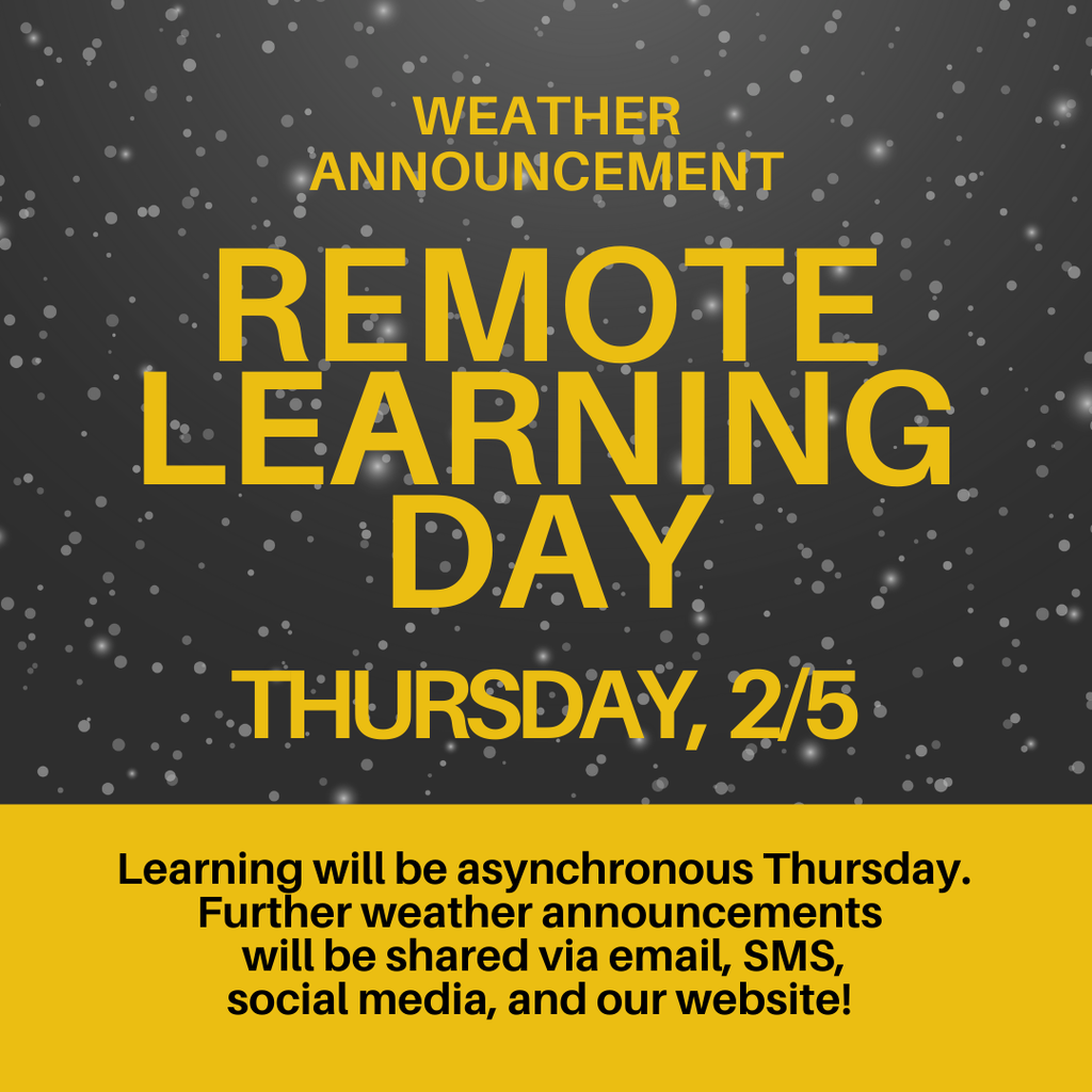 remote learning day on thursday february 5 2026