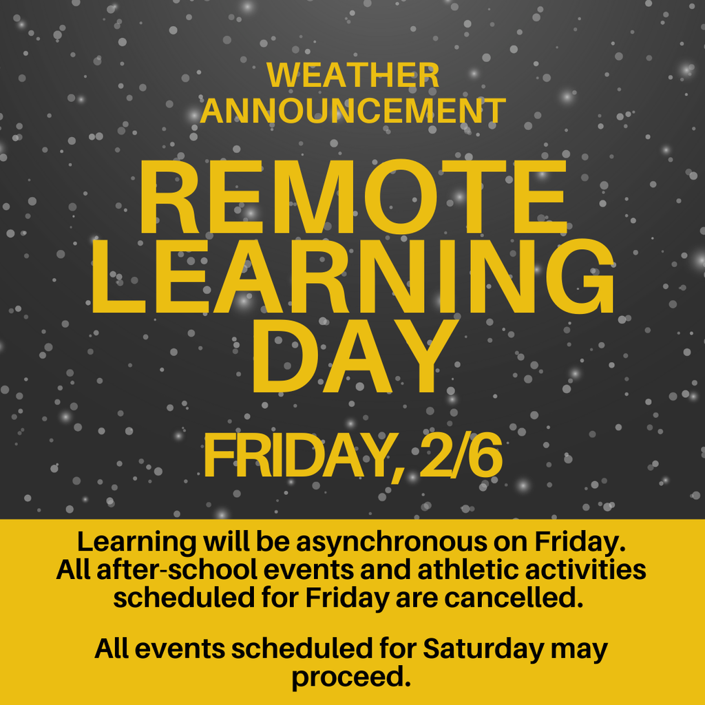 remote learning day Friday Feb 6 2026