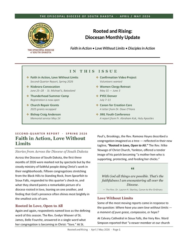 pages 1 E Newsletter April/May
