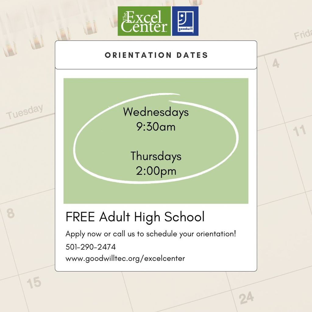 Orientation Post for Adult High School