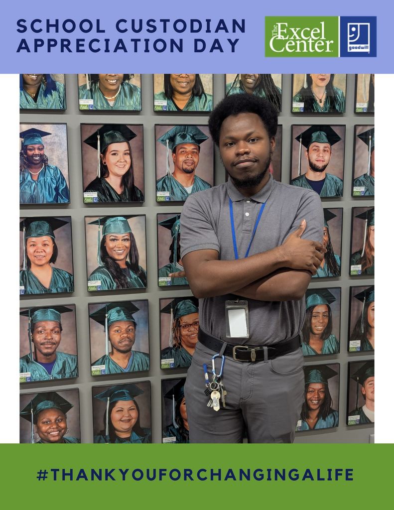 Photo of Rimarcus Ross for School Custodian Appreciation Day