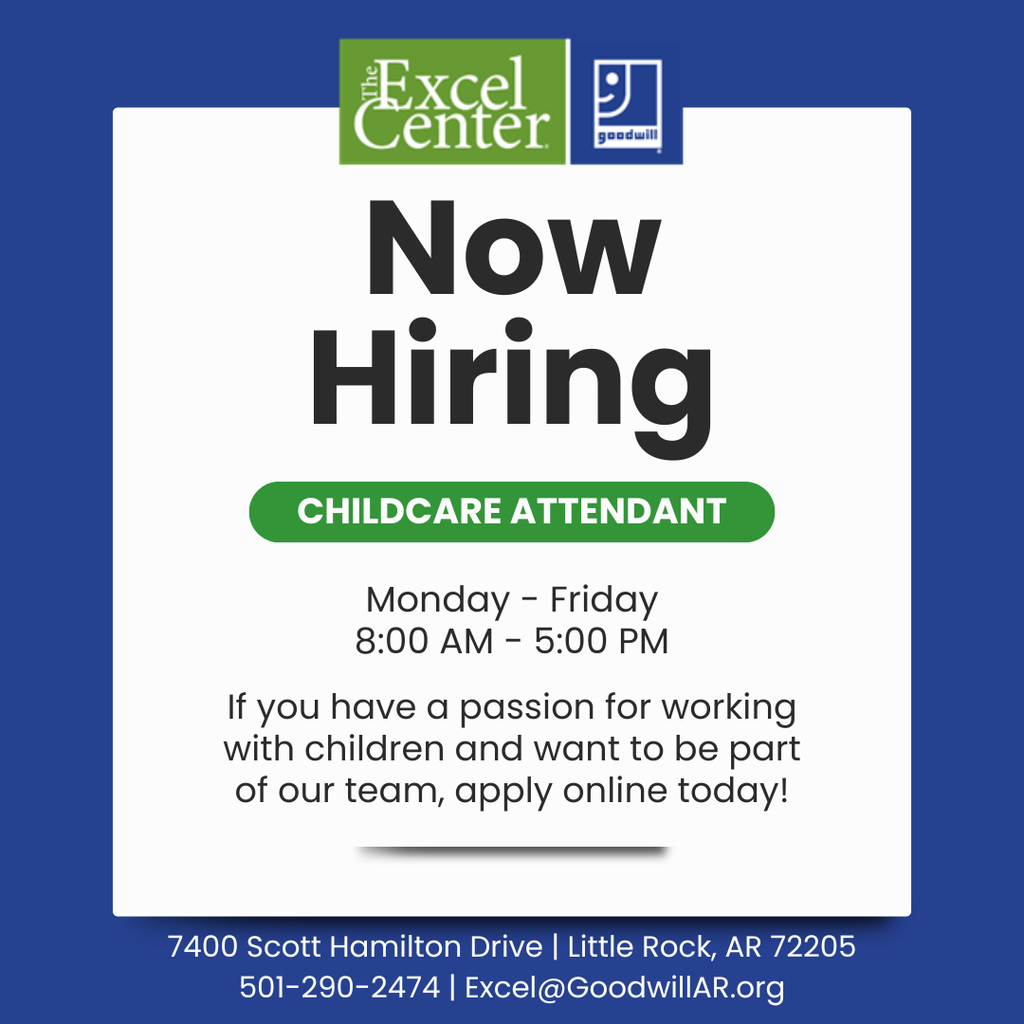 Now Hiring Childcare Attendant