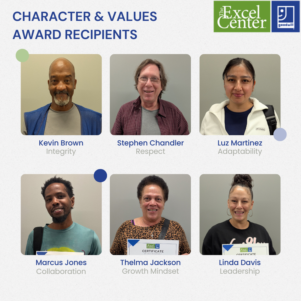 Character & Values Award Winners